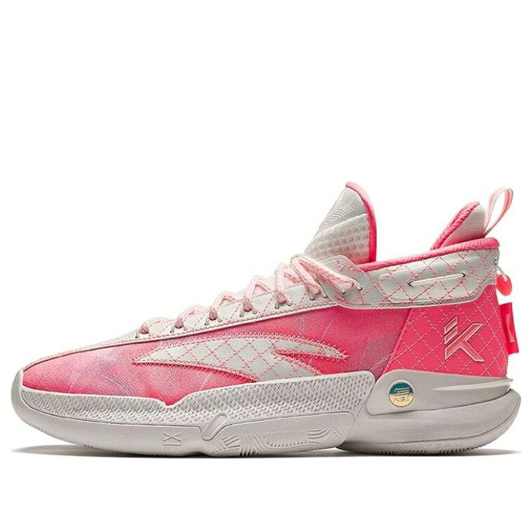 サクラ色 白いこと 白いこと \u0027HEART\u0027 スニーカー メンズ ANTA KT9 KLAY THOMPSON 112411101-1 / PINK WHITE