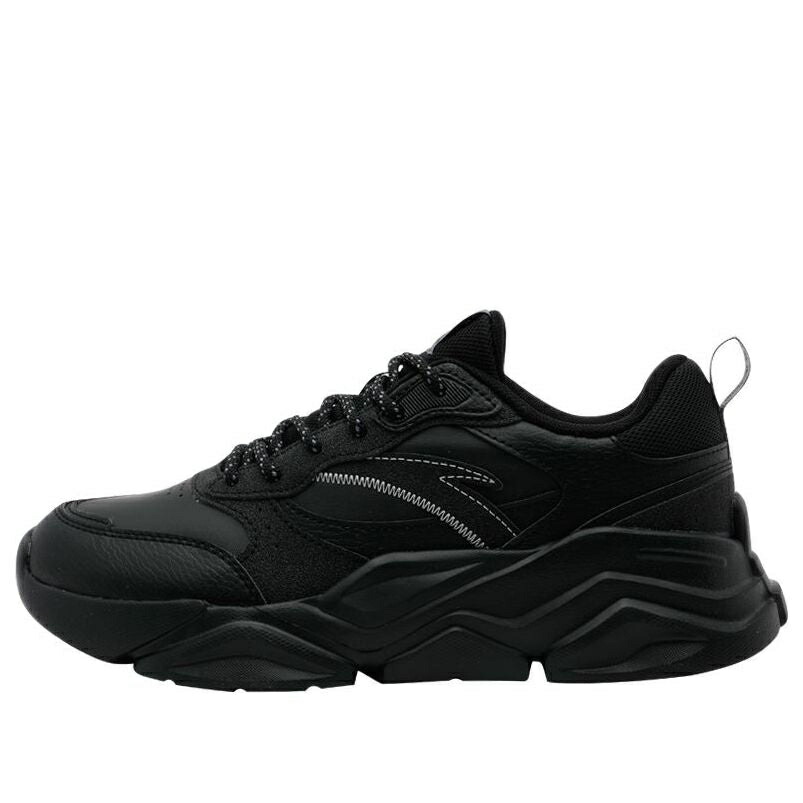 シリーズ ミッド 黒色 ブラック 'BLACK' スニーカー メンズ ANTA LIFE SERIES SNEAKERS MID 912338821-4 / BLACK