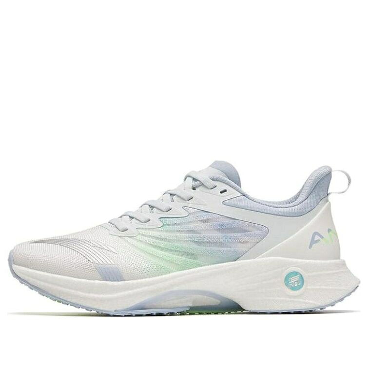 青み 青色 白いこと 白いこと 緑 緑であること \u0027WHITE GREEN\u0027 スニーカー レディース ANTA (WMNS) MACH 3 BLUE 122325583-4 / WHITE BLUE GREEN