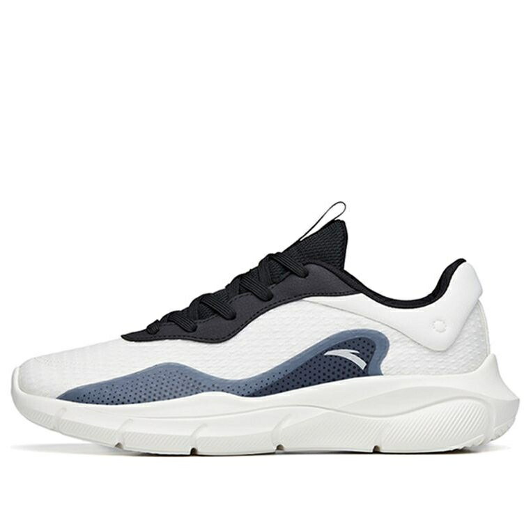 白色 ホワイト 黒色 ブラック 'WHITE BLACK' スニーカー メンズ ANTA LINGHU LOW 112237701-3 / WHITE BLACK