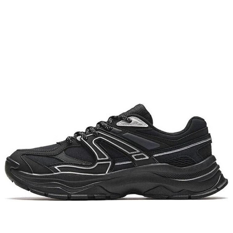 スニーカー 運動靴 黒色 ブラック 銀色 シルバー 'BLACK SILVER' スニーカー レディース ANTA (WMNS) CHUNKY SHOES 922348806-2 / BLACK SILVER