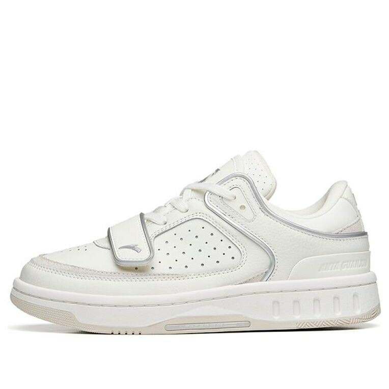 つづき物 白いこと 白いこと しろがね色 しろがね色 \u0027WHITE SILVER\u0027 スニーカー レディース ANTA (WMNS) SKATEBOARDING SERIES SNEAKERS 122238015A-3 / WHITE SILVER
