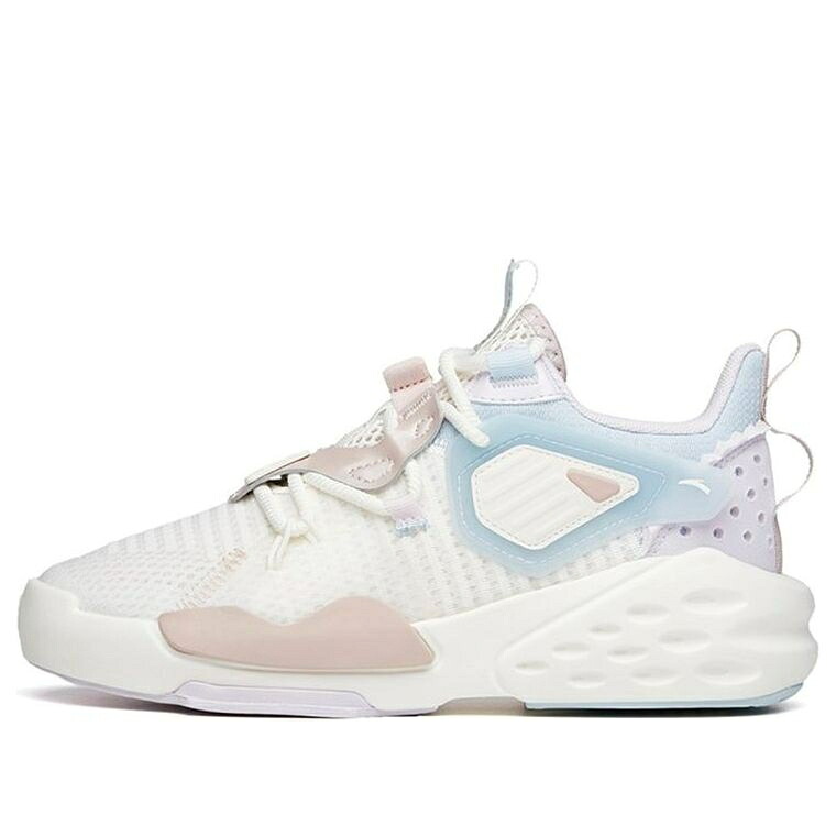 ミッド 青み 青色 白いこと 白いこと 紫 パープル \u0027WHITE PURPLE\u0027 スニーカー レディース ANTA (WMNS) BADAO MID BLUE 122128084S-1 / WHITE BLUE PURPLE
