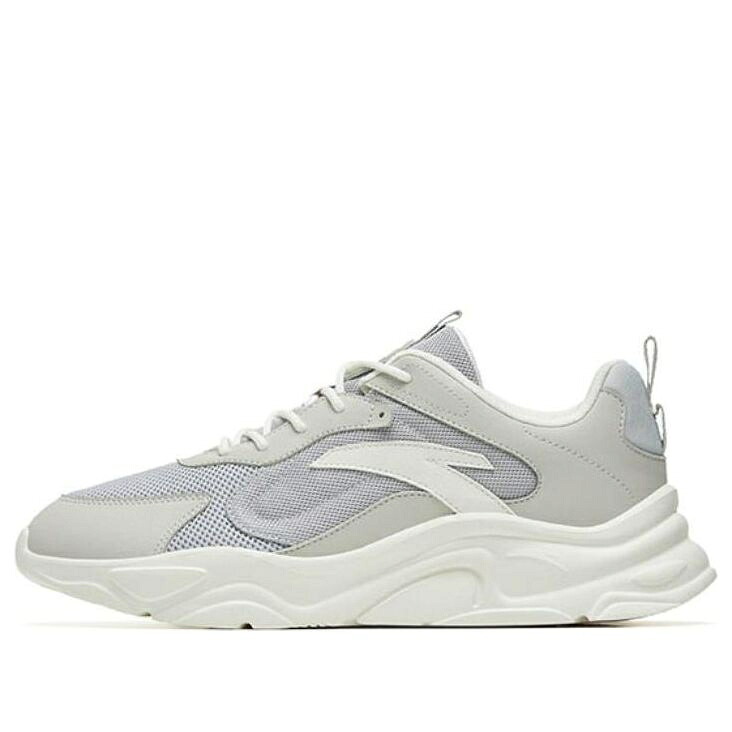 薄墨色 薄墨色 白いこと 白いこと 2.0 \u0027GREY WHITE\u0027 スニーカー メンズ ANTA MILLENNIUM 112248891-9 / GREY WHITE