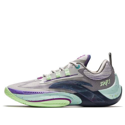 紫 パープル 薄墨色 薄墨色 緑 緑であること 黒いこと 黒いこと \u0027GREY GREEN\u0027 スニーカー メンズ ANTA X DONTE DIVINCENZO INSTANT ZAP 1 PURPLE 912411110Q-6 / GREY PURPLE GREEN BLACK