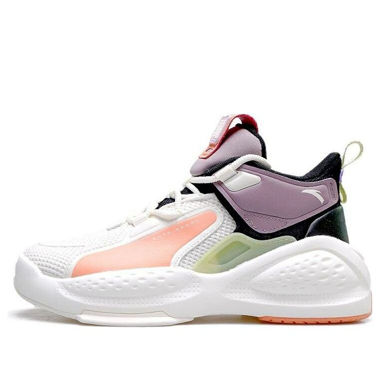 ショック ゲーム 黒色 ブラック 白色 ホワイト 橙 オレンジ WHITE ORANGE スニーカー レディース ANTA (WMNS) SHOCK THE GAME BLACK 122048080-4 / WHITE BLACK ORANGE