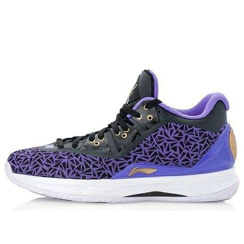 リーニン ウェイド 紫 パープル 黒色 ブラック LYFE スニーカー メンズ LI-NING WAY OF WADE 4 ABAL035-9 / PURPLE BLACK