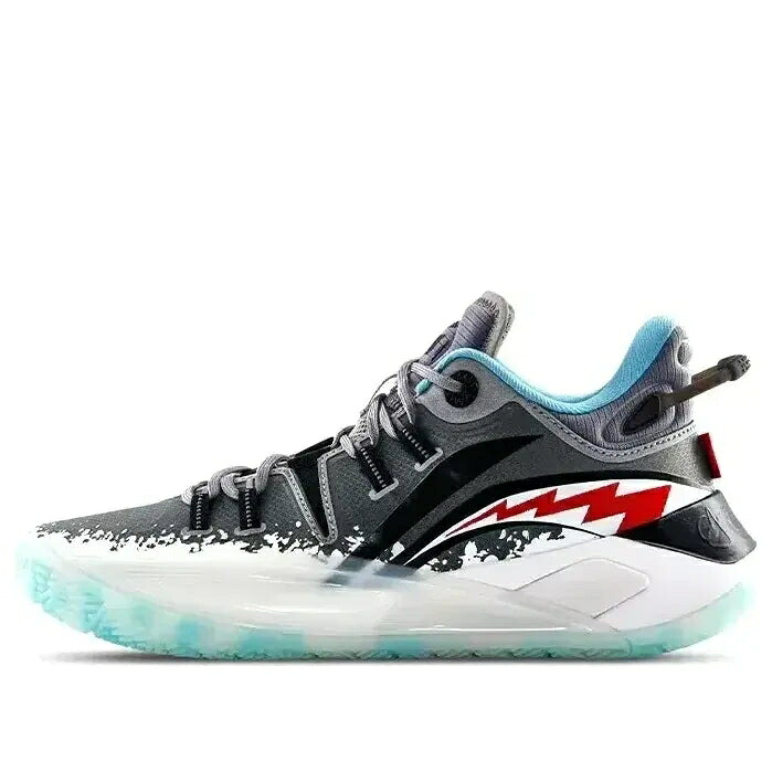 リーニン 青碧 青碧 白いこと 白いこと C.J. \u0027SHARK\u0027 スニーカー メンズ LI-NING CJ2 MCCOLLUM ABAS001-4 / BLUE WHITE