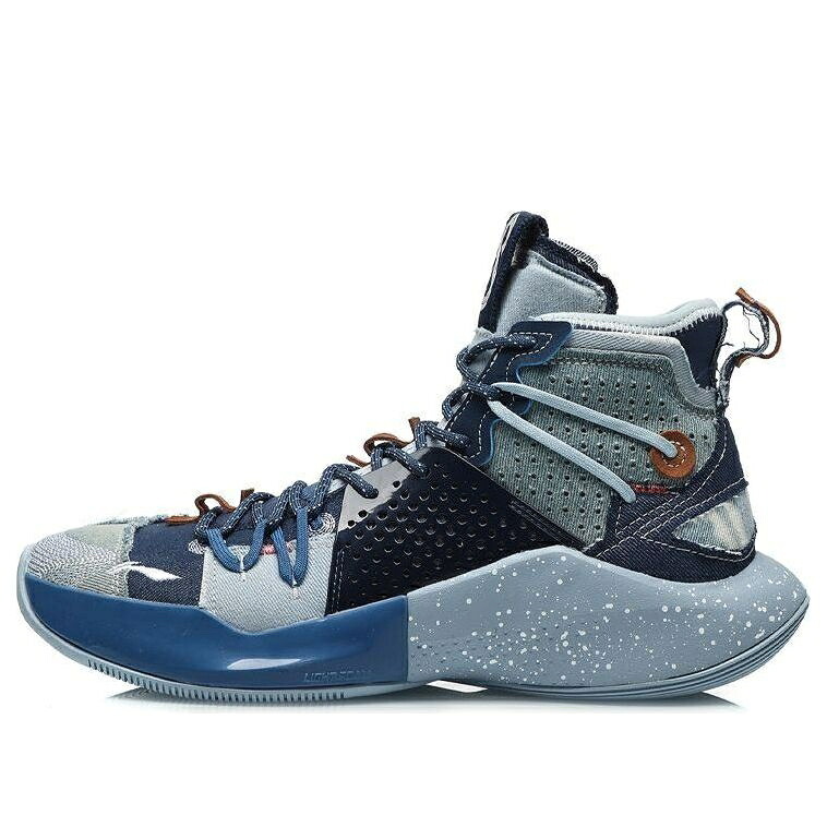リーニン 青味 青み \u0027DENIM BLUE\u0027 スニーカー メンズ LI-NING SONIC 8 CJ MCCOLLUM ABAQ107-4 / DARK BLUE