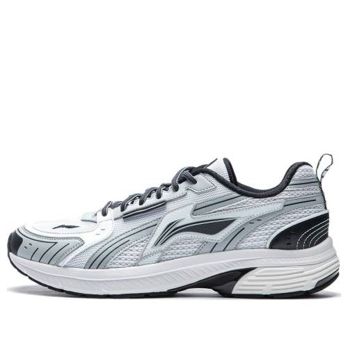 リーニン 灰色 グレー 銀色 シルバー 黒色 ブラック 1.5 ILVER BLACK スニーカー メンズ LI-NING FUYAO GREY ARXU013-1 / SILVER GREY BLACK