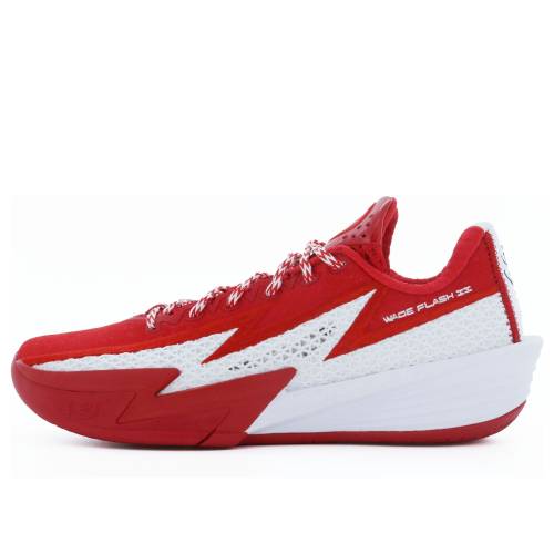 リーニン ウェイド 赤 赤いこと 白いこと 白いこと \u0027RED WHITE\u0027 スニーカー メンズ LI-NING WADE FLASH 2 ABPV013-5 / RED WHITE