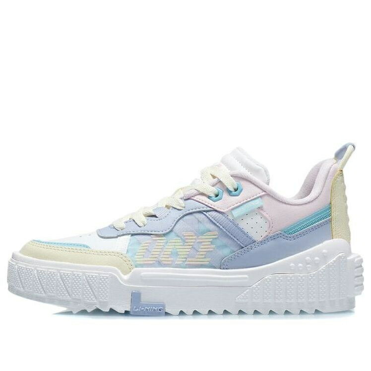 リーニン 青み 青色 白いこと 白いこと サクラ色 \u0027WHITE PINK\u0027 スニーカー レディース LI-NING (WMNS) 001 UNBLOCK LIGHT BLUE WEAK AGCR152-2 / CLOUD WHITE LIGHT BLUE WEAK PINK
