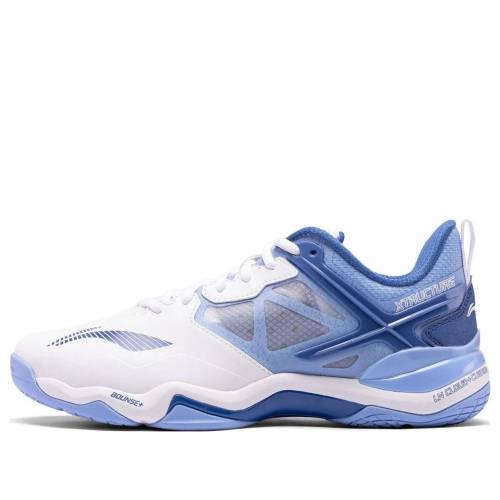 リーニン 白いこと 白いこと 青味 青み \u0027WHITE BLUE\u0027 スニーカー メンズ LI-NING SOUND BOOM OP AYZQ009-9 / WHITE BLUE