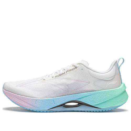 リーニン 薄墨色 薄墨色 紫 パープル 青碧 青碧 \u0027MARSHMALLOW\u0027 スニーカー レディース LI-NING (WMNS) SUPERLIGHT 21 ARBU002-9 / GREY PURPLE BLUE