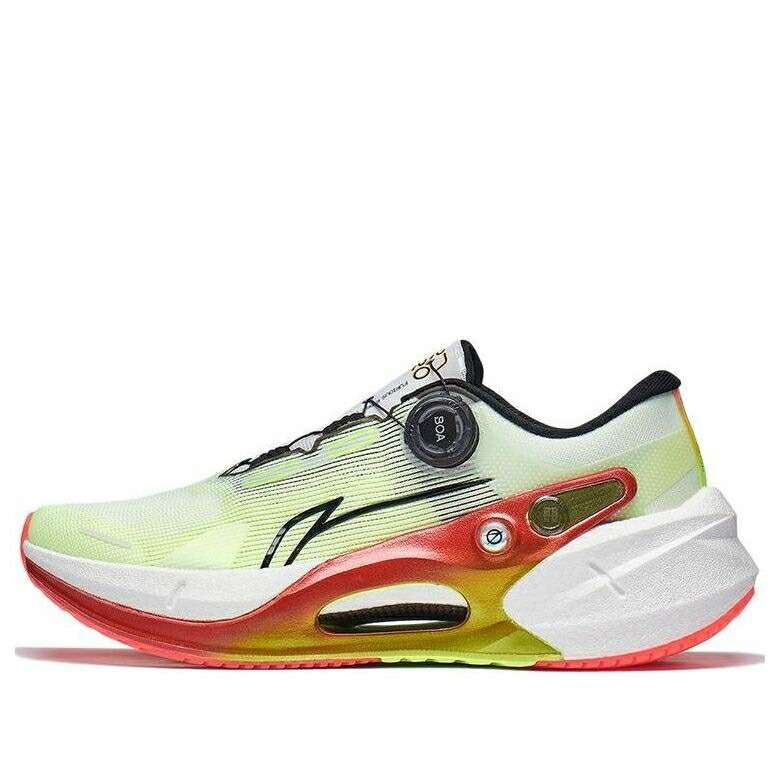 リーニン プロ 黄色 イエロー 白色 ホワイト 緑 グリーン 'WHITE GREEN' スニーカー メンズ LI-NING FURIOUS RIDER 7 PRO YELLOW ARZT001-4 / WHITE YELLOW GREEN