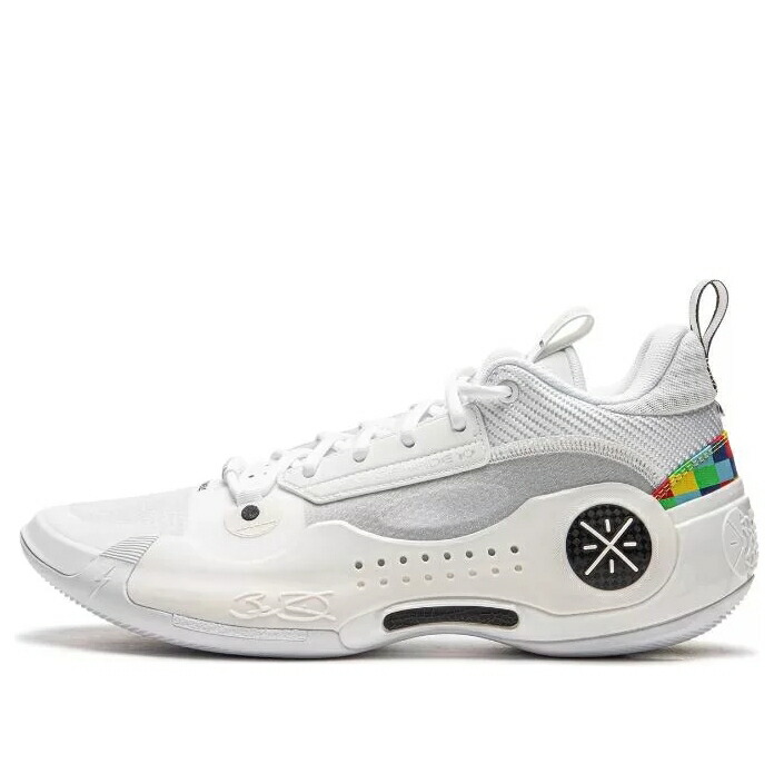 リーニン ウェイド 白色 ホワイト WHITE RAINBOW スニーカー メンズ LI-NING WAY OF WADE 10 ABAS083-12 / WHITE MULTI
