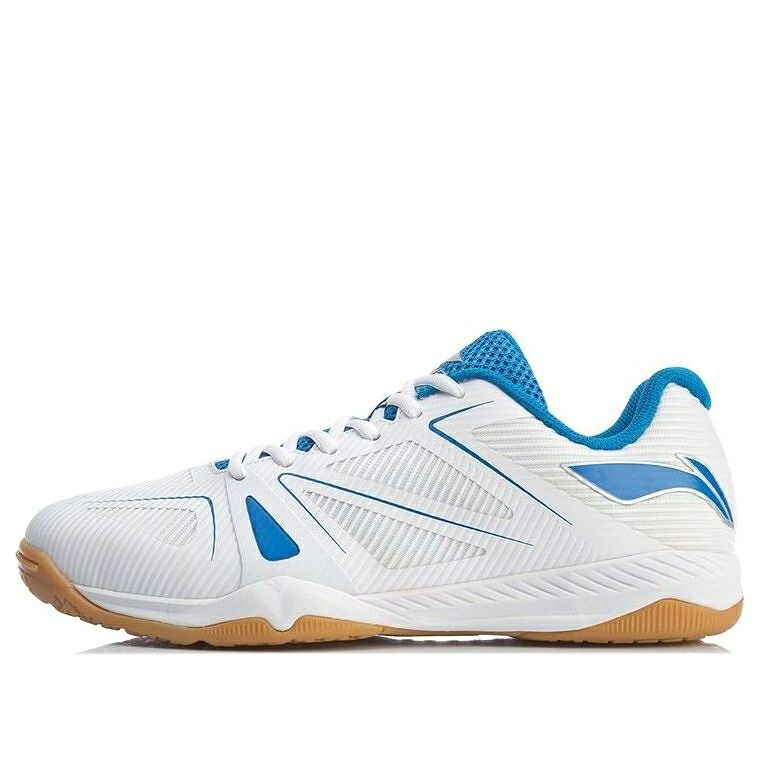 リーニン 青味 青み 白いこと 白いこと \u0027WHITE GUM\u0027 スニーカー メンズ LI-NING SHARPE EDGE BLUE APPP005-1 / WHITE BLUE TAN