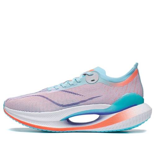 リーニン 橙 オレンジ 青色 ブルー 白色 ホワイト 2.0 ORANGE BLUE スニーカー メンズ LI-NING ESSENTIAL ARRT005-12 / ORANGE BLUE WHITE