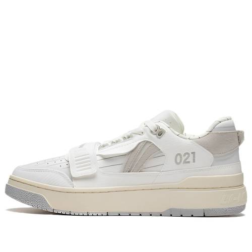 リーニン ルーキー 白色 ホワイト 灰色 グレー WHITE GREY スニーカー メンズ LI-NING BADFIVE ROOKIE SHANGHAI ABCS027-14 / WHITE GREY