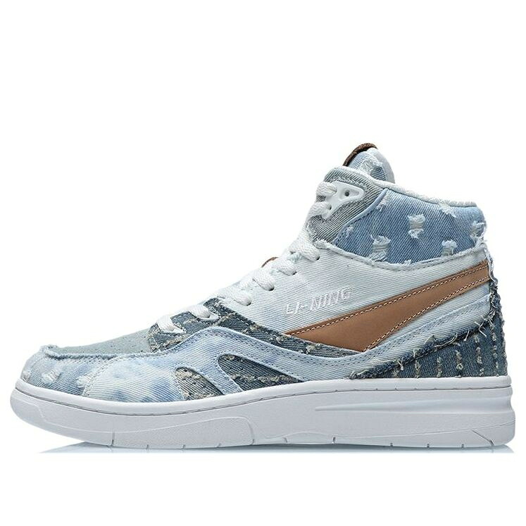 リーニン デラックス 青色 ブルー 'BABY BLUE' スニーカー メンズ LI-NING 937 DELUXE HI21 AGBR033-3 / BABY BLUE
