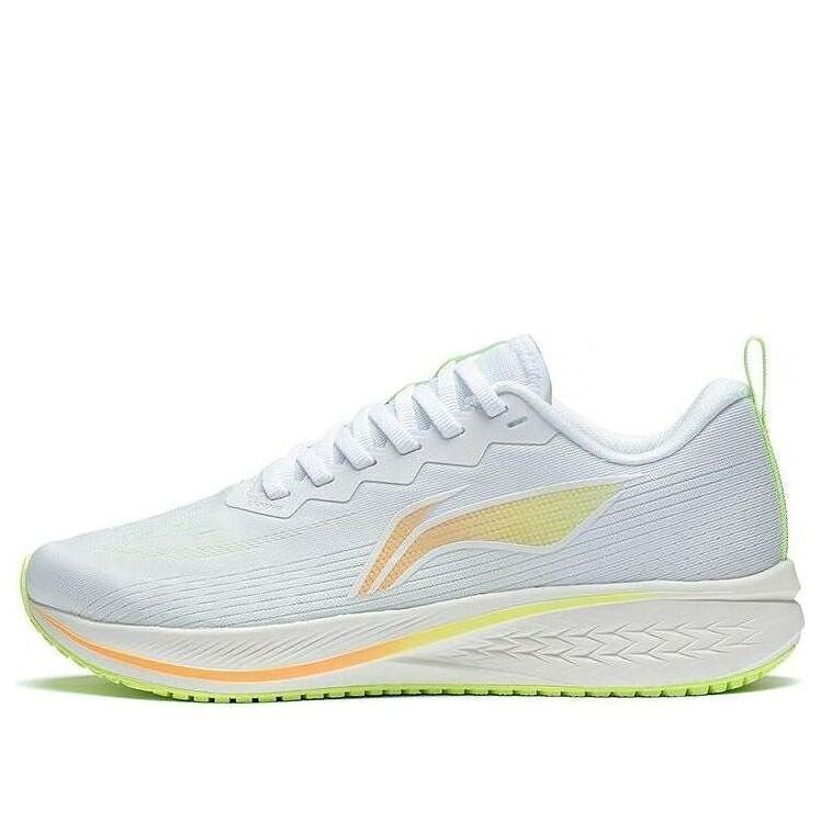 リーニン 白いこと 白いこと 黄味がかった 黄色 緑 緑であること \u0027WHITE YELLOW\u0027 スニーカー レディース LI-NING (WMNS) DARK HORSE 6 LIGHT ARMT016-1 / WHITE YELLOW GREEN