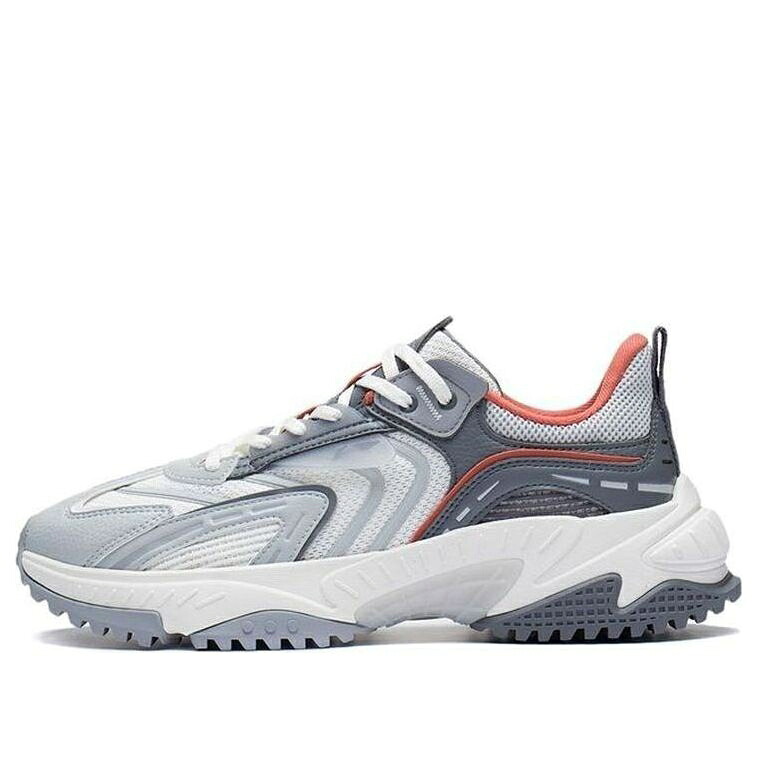 リーニン 薄墨色 薄墨色 白いこと 白いこと 橙 オレンジ色 \u0027GREY WHITE\u0027 スニーカー メンズ LI-NING XINGJI AGCS263-3 / GREY WHITE ORANGE スニーカー-メンズ靴