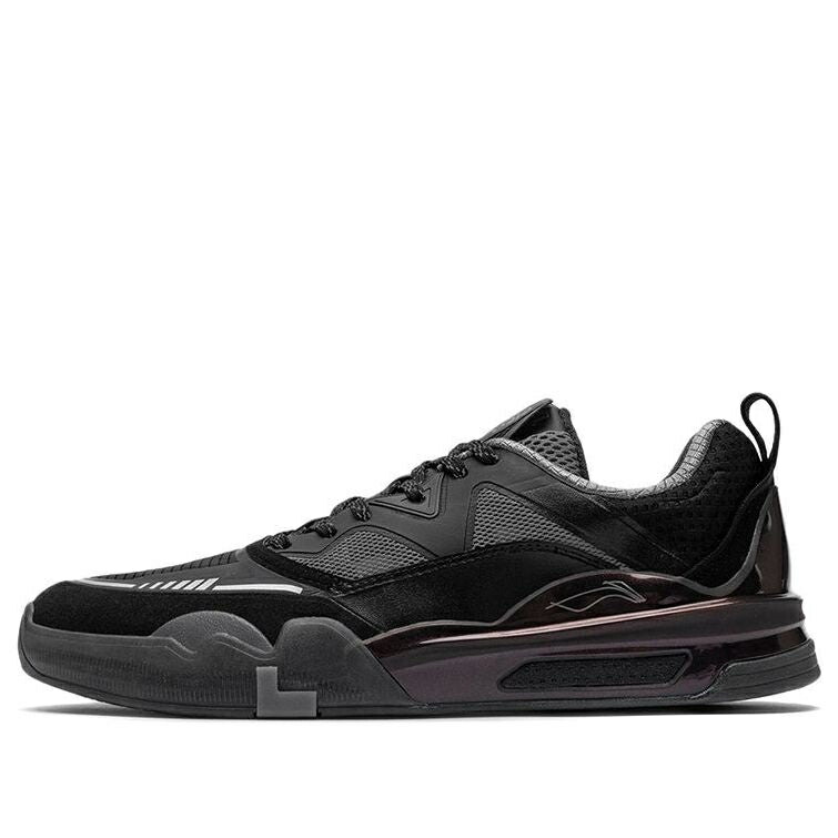リーニン スニーカー 運動靴 黒色 ブラック 'POLAR NIGHT' スニーカー メンズ LI-NING ELLINGTON SKATEBOARDING SHOES AEPR009-2 / BLACK