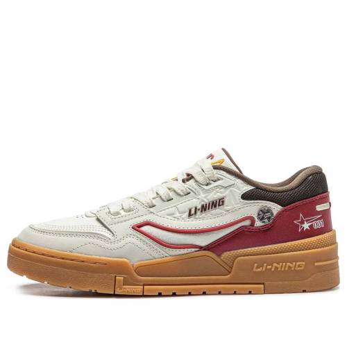 リーニン 割り増し金 赤 赤いこと 白いこと 白いこと \u0027WHITE GUM\u0027 スニーカー メンズ LI-NING 001 BTC PREMIUM RED AGCT495-1 / WHITE RED GUM