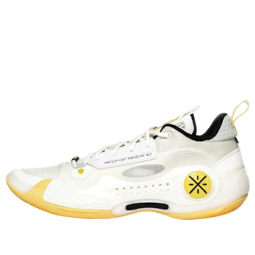 リーニン ウェイド 白いこと 白いこと 黄味がかった 黄色 \u0027LEMON\u0027 スニーカー メンズ LI-NING WAY OF WADE 10 LOW ABAS083-37 / WHITE YELLOW