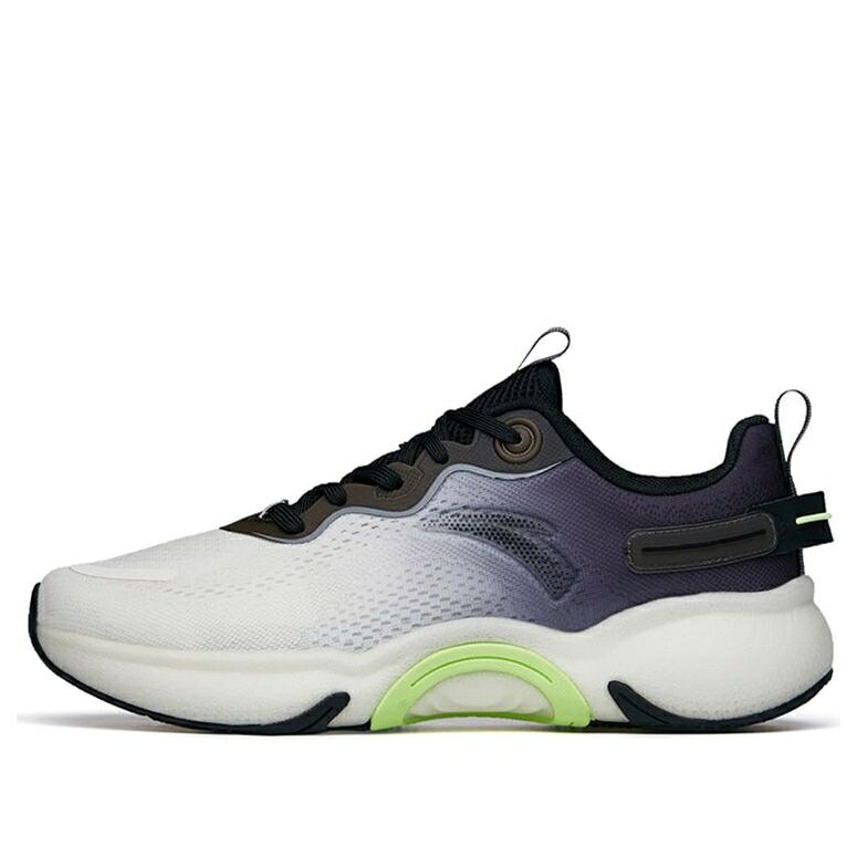 シリーズ 黒色 ブラック 白色 ホワイト 紫 パープル 緑 グリーン WHITE PURPLE スニーカー メンズ ANTA RUNNING SERIES SNEAKERS BLACK 112225520-4 / WHITE BLACK PURPLE GREEN