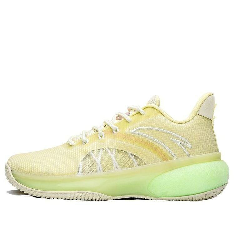 籠球 スニーカー 運動すること靴 緑 緑であること \u0027SOLAR GREEN\u0027 スニーカー メンズ ANTA A-SHOCK BASKETBALL SHOES 112211615-3 / SOLAR GREEN