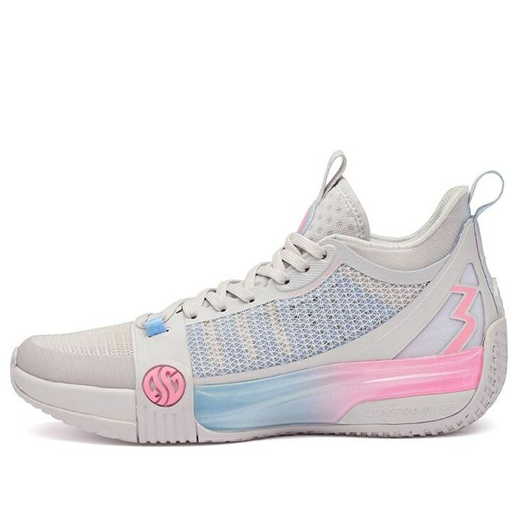 灰色 グレー ピンク 青色 ブルー EVENING CLOUD スニーカー メンズ 361 DEGREES 361 DEGREES AARON GORDON X ZEN 3 MOD 672221117-3 / GREY PINK BLUE