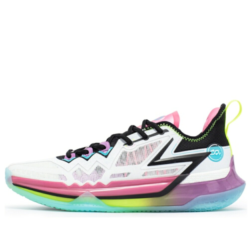白いこと 白いこと サクラ色 青味 青み \u0027WHITE MULTICOLOR\u0027 スニーカー メンズ 361 DEGREES 361 DEGREES BIG3 FUTURE 672411114-1 / WHITE PINK BLUE