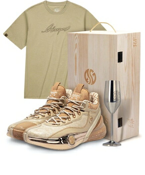 ゴールド はやりっ児 ベージュ 赤銅色 赤銅色 \u0027CHAMPAGNE BOX\u0027 スニーカー メンズ 361 DEGREES 361 DEGREES AG3 LUX AARON GORDON GOLD CHAMPION 672411112F-1 / BEIGE BROWN