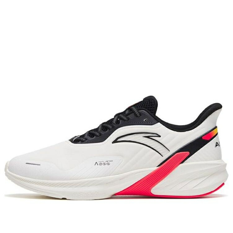 なめし革 黒いこと 黒いこと 白いこと 白いこと 赤 赤いこと 4.0 \u0027WHITE RED\u0027 スニーカー メンズ ANTA THE STING LEATHER BLACK 112315520-8 / WHITE BLACK RED メンズ靴-スニーカー