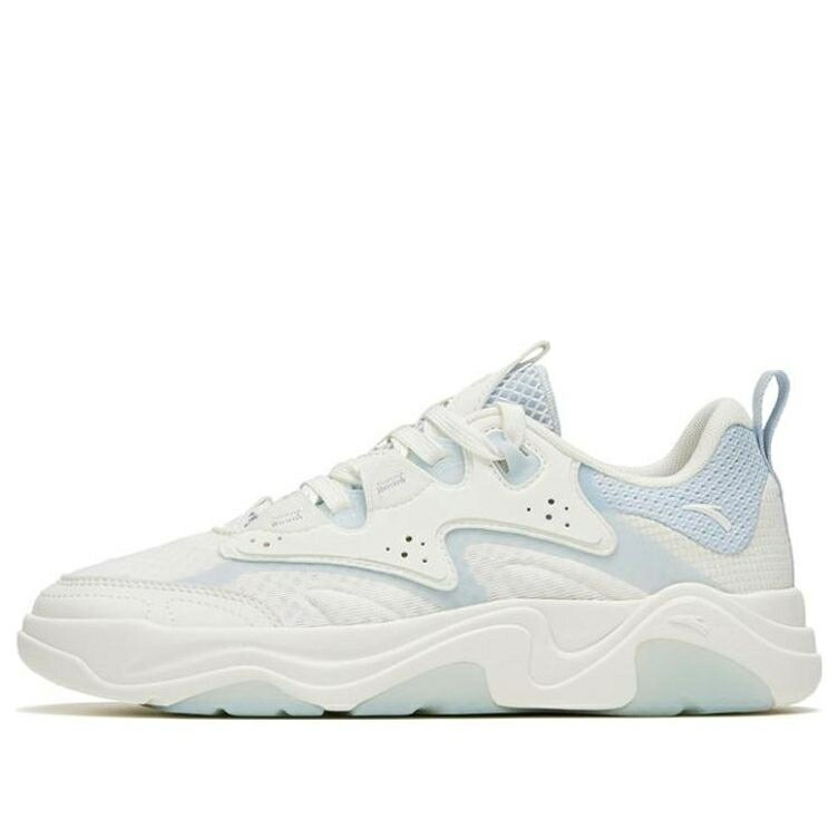 シリーズ 白色 ホワイト 青色 ブルー 'DURABLE BLUE' スニーカー レディース ANTA (WMNS) LIFE SERIES LOW-TOP BREATHABLE WHITE 122328052-2 / WHITE BLUE