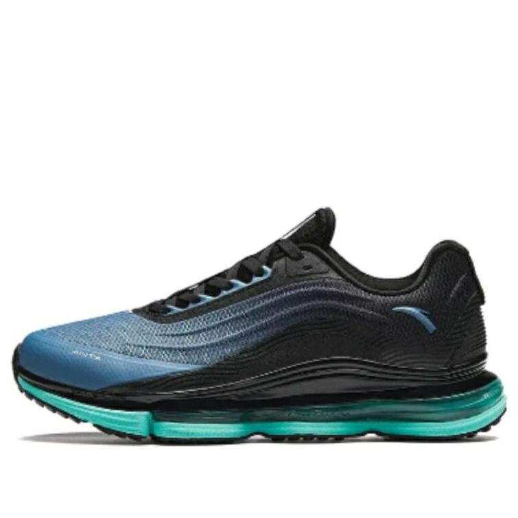 つづき物 青み 青色 黒いこと 黒いこと \u0027BLACK TEAL\u0027 スニーカー メンズ ANTA RUNNING SERIES SNEAKERS BLUE 112415501-4 / BLACK BLUE TEAL