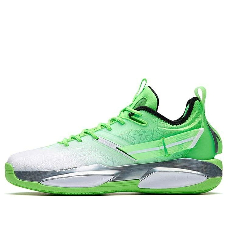 白色 ホワイト 緑 グリーン 黒色 ブラック 銀色 シルバー 'NEW ENERGY' スニーカー メンズ ANTA GH3 112231103-6 / WHITE GREEN BLACK SILVER