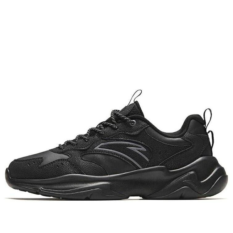 シリーズ 黒色 ブラック 'BLACK' スニーカー メンズ ANTA LIFE SERIES SNEAKERS LOW 912328815-5 / BLACK