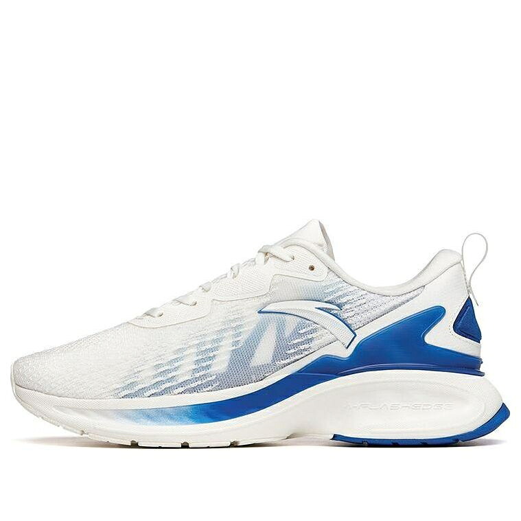 スニーカー 運動すること靴 白いこと 白いこと 青味 青み 1.5 \u0027WHITE BLUE\u0027 スニーカー メンズ ANTA SPORTS RUNNING SHOES 112135586S-1 / WHITE BLUE