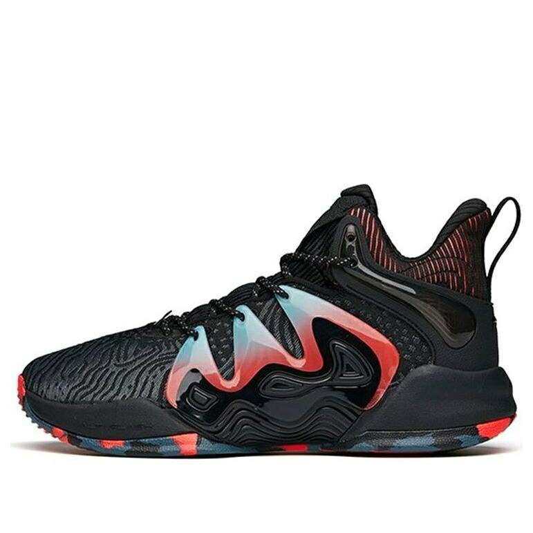 青味 青み 黒いこと 黒いこと 赤 赤いこと \u0027BLACK RED\u0027 スニーカー メンズ ANTA MOUNTAIN 1 BLUE 112141609-2 / BLACK BLUE RED