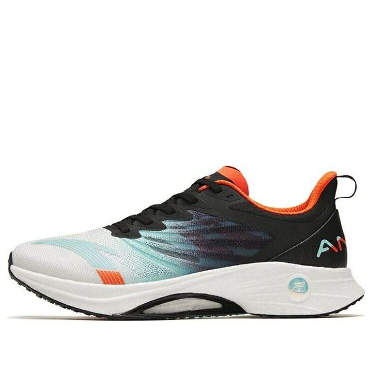 黒色 ブラック 白色 ホワイト 青色 ブルー 橙 オレンジ 3.0 PEED ORANGE スニーカー メンズ ANTA MACH 112325583-6 / BLACK WHITE BLUE ORANGE