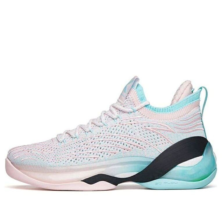 青味 青み サクラ色 白いこと 白いこと \u0027BAHAMAS\u0027 スニーカー メンズ ANTA KLAY THOMPSON 7 LOW 112221102-4 / BLUE PINK WHITE