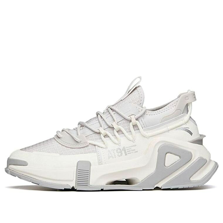 薄墨色 薄墨色 白いこと 白いこと \u0027GREY WHITE\u0027 スニーカー レディース ANTA (WMNS) AT91 122148850-1 / GREY WHITE