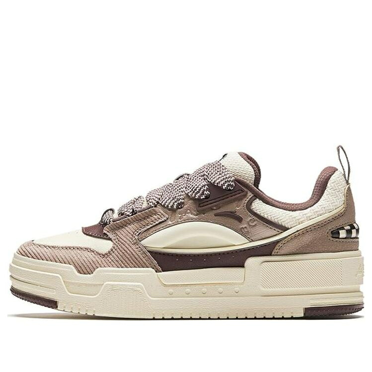 つづき物 赤銅色 赤銅色 \u0027TAN CREAM\u0027 スニーカー レディース ANTA (WMNS) SKATEBOARDING SERIES SNEAKERS 922348001-3 / BROWN