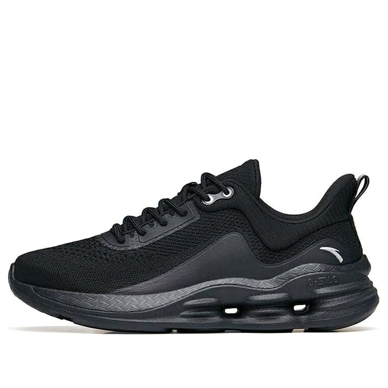 つづき物 黒いこと 黒いこと \u0027BLACK SILVER\u0027 スニーカー メンズ ANTA RUNNING SERIES SNEAKERS MIXED TRAINNING 912217704-2 / BLACK