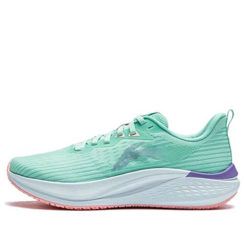 リーニン 緑 グリーン ピンク 白色 ホワイト 紫 パープル 'MINT PINK' スニーカー レディース LI-NING (WMNS) ROUGE RABBIT 7 GREEN ARPU004-26 / MINT GREEN PINK WHITE PURPLE