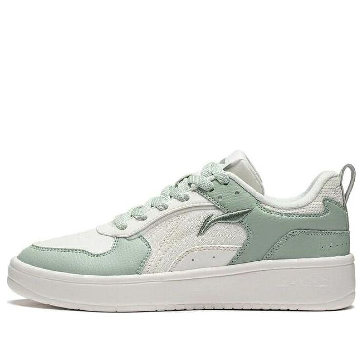 リーニン 滑る 白いこと 白いこと 緑 緑であること \u0027WHITE GREEN\u0027 スニーカー レディース LI-NING (WMNS) XINGCHUAN SKATE SNEAKERS AGCT148-1 / WHITE GREEN