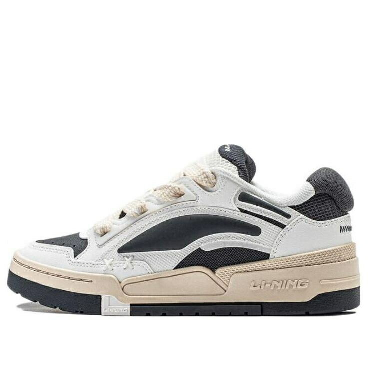 リーニン 白いこと 白いこと 黒いこと 黒いこと ベージュ \u0027WHITE BLACK\u0027 スニーカー レディース LI-NING (WMNS) JOURNEY V2 AGCT138-4 / WHITE BLACK BEIGE