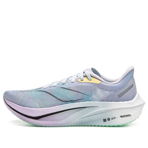 リーニン 薄墨色 薄墨色 紫 パープル \u0027GREY PURPLE\u0027 スニーカー メンズ LI-NING FEIDIAN 4 CHALLENGER ARMU005-13 / GREY PURPLE MULTI COLOR